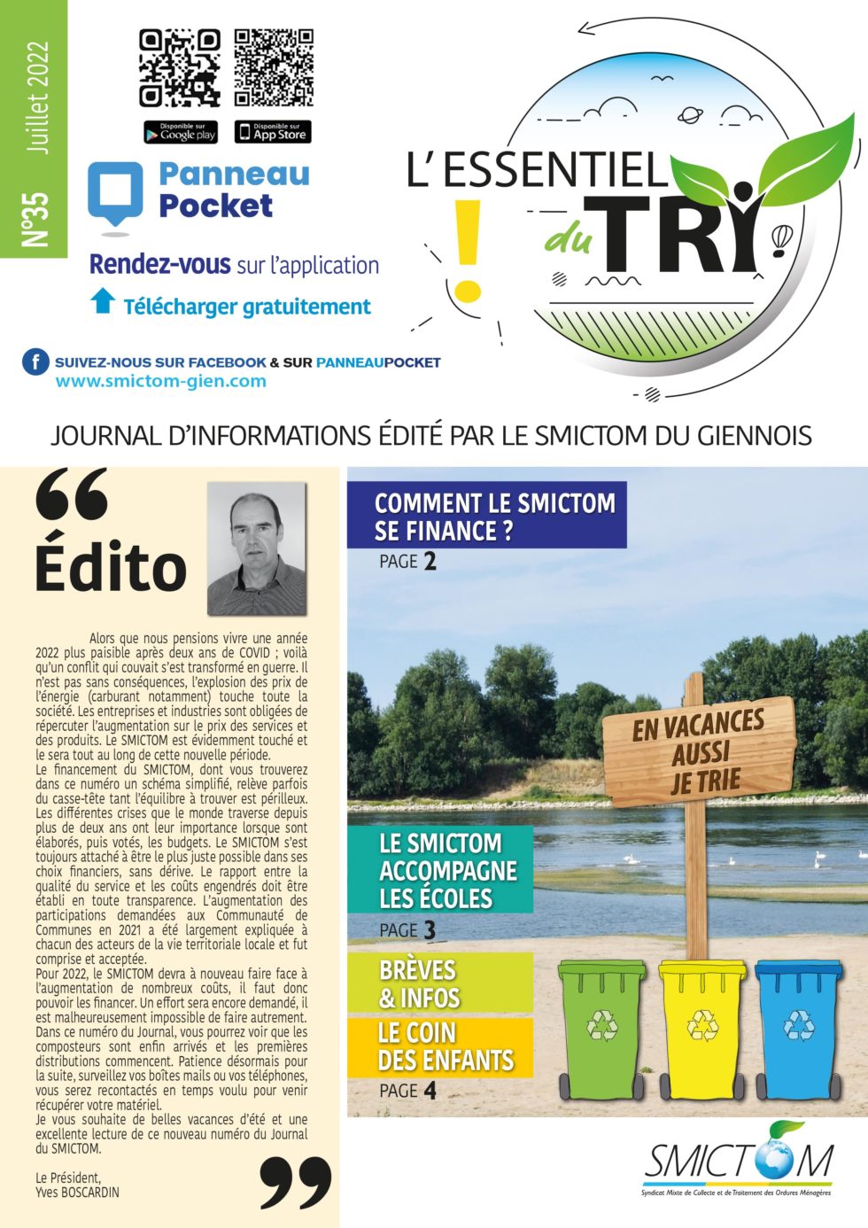 Journal Du SMICTOM N 35 Smictom Gien
