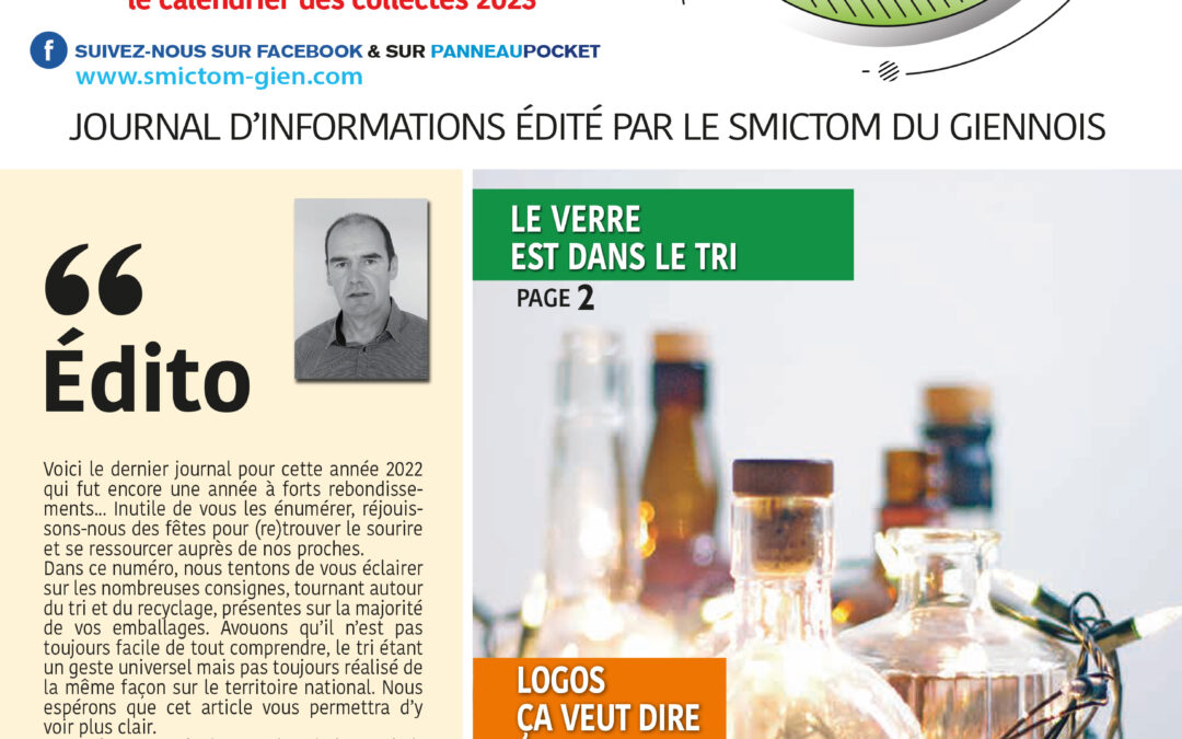 Journal du SMICTOM n°36 + calendrier 2023