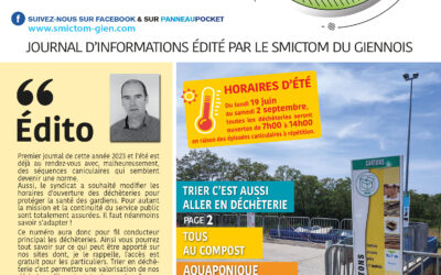 Informations 14 juillet + Journal du SMICTOM 37