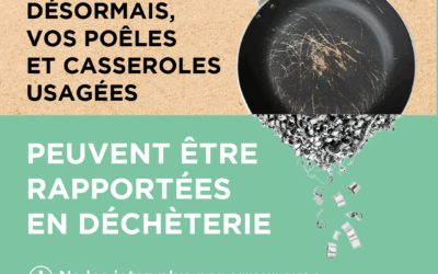Pour éviter de traîner des casseroles… rapporter vos poêles en déchèterie